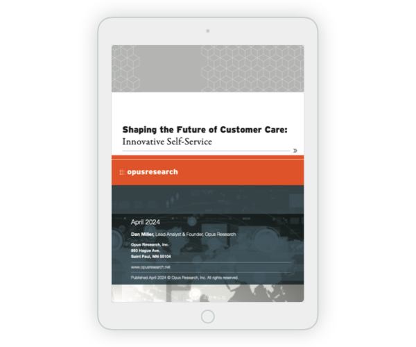 Shaping the Future of Customer Care: Innovative Self-Service